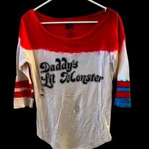 Harley Quinn's "Daddy's Little Monster" T-shirt
